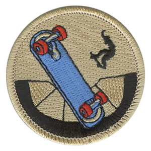 Skate Scout Patrol Patch - embroidered 2 inch round by ClassB