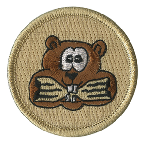 Hungry Beaver Scout Patrol Patch - embroidered 2 inch round by ClassB Hungry Beaver Scout Patrol Patch - embroidered 2 inch round by ClassB