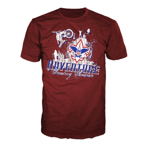 Scouts BSA Graphic Tee With BSA Adventure Scout Design