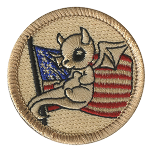 American Dragon Scout Patrol Patch - embroidered 2 inch round by ClassB