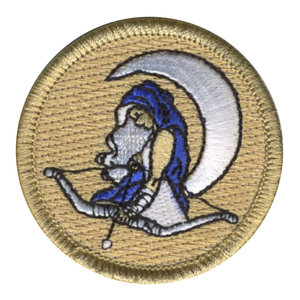 Moon Bow Scout Patrol Patch - embroidered 2 inch round by ClassB