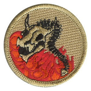 Dragon Blazer Scout Patrol Patch - embroidered 2 inch round by ClassB Dragon Blazer Scout Patrol Patch - embroidered 2 inch round by ClassB