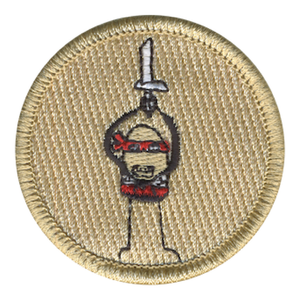 Ninja Potato Scout Patrol Patch - embroidered 2 inch round by ClassB Ninja Potato Scout Patrol Patch - embroidered 2 inch round by ClassB