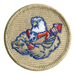 Buff American Eagle Scout Patrol Patch - embroidered 2 inch round by ClassB