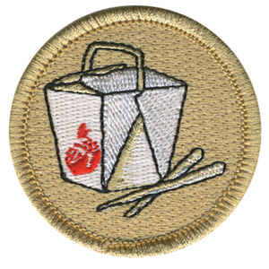 Take-Out Scout Patrol Patch - embroidered 2 inch round by ClassB