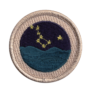 North Star Scout Patrol Patch - embroidered 2 inch round by ClassB