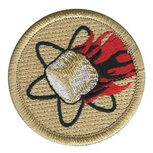 Nuclear Marshmallow Scout Patrol Patch - embroidered 2 inch round by ClassB Nuclear Marshmallow Scout Patrol Patch - embroidered 2 inch round by ClassB