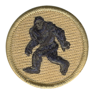 Walking Sasquatch Scout Patrol Patch - embroidered 2 inch round by ClassB Walking Sasquatch Scout Patrol Patch - embroidered 2 inch round by ClassB