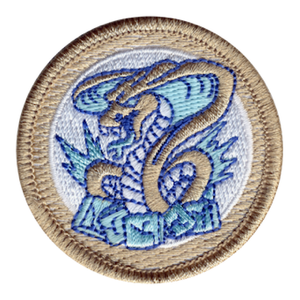Icy Cobra Scout Patrol Patch - embroidered 2 inch round by ClassB