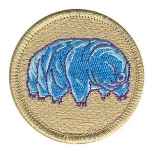 Water Bear Scout Patrol Patch - embroidered 2 inch round by ClassB Water Bear Scout Patrol Patch - embroidered 2 inch round by ClassB