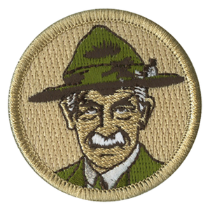 Vintage Baden Powell Scout Patrol Patch - embroidered 2 inch round by ClassB