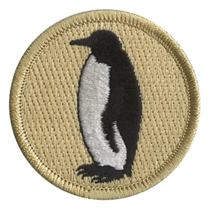 Emperor Penguin Scout Patrol Patch - embroidered 2 inch round by ClassB Emperor Penguin Scout Patrol Patch - embroidered 2 inch round by ClassB