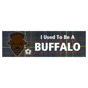 Wood Badge Bumper Sticker with Wood Badge Buffalo Critter and Wood Badge logo by ClassB