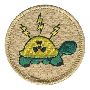 Toxic Turtle Scout Patrol Patch - embroidered 2 inch round by ClassB Toxic Turtle Scout Patrol Patch - embroidered 2 inch round by ClassB