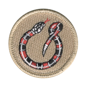G Snakes Scout Patrol Patch - embroidered 2 inch round by ClassB