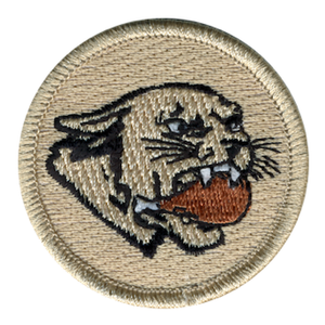 Carnivorous Cougar Scout Patrol Patch - embroidered 2 inch round by ClassB