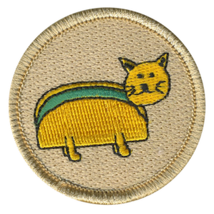Taco Cat Scout Patrol Patch - embroidered 2 inch round by ClassB