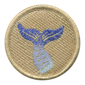Mermaid Scout Patrol Patch - embroidered 2 inch round by ClassB