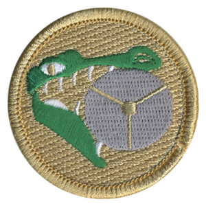 Iron Gator Scout Patrol Patch - embroidered 2 inch round by ClassB Iron Gator Scout Patrol Patch - embroidered 2 inch round by ClassB