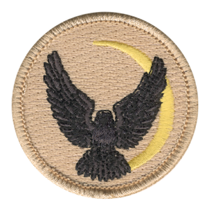 Night Raven Scout Patrol Patch - embroidered 2 inch round by ClassB
