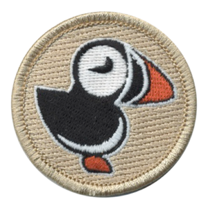 Puffin Scout Patrol Patch - embroidered 2 inch round by ClassB