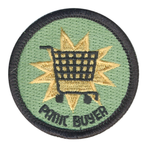 Funny 2020 Quarantine Patch with Panic Buyer Iron On Patch Design by ClassB