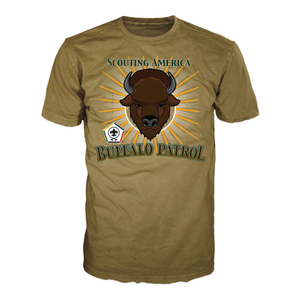 Wood Badge Patrol Shirt with Wood Badge Buffalo Critter and Wood Badge Logo