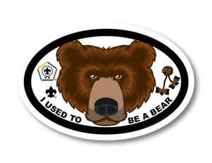 Wood Badge Magnet with Wood Badge Bear and Wood Badge Logo  by ClassB