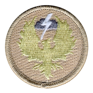 Electric Thunderbird Scout Patrol Patch - embroidered 2 inch round by ClassB Electric Thunderbird Scout Patrol Patch - embroidered 2 inch round by ClassB