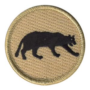 Black Panther Scout Patrol Patch - embroidered 2 inch round by ClassB