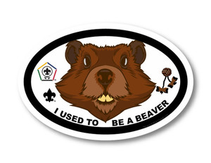 Wood Badge Magnet with Wood Badge Beaver and Wood Badge Logo  by ClassB