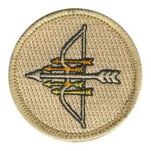 Bow and Arrows Patrol Patch - embroidered 2 inch round by ClassB