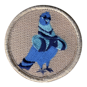 Legit Pigeon Scout Patrol Patch - embroidered 2 inch round by ClassB