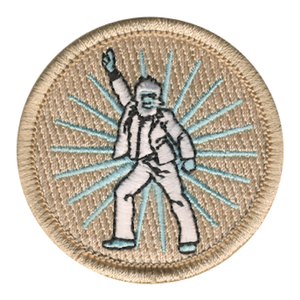 Dancing Yeti Scout Patrol Patch - embroidered 2 inch round by ClassB