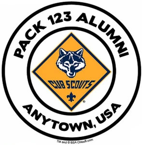 Cub Scout pack stickers