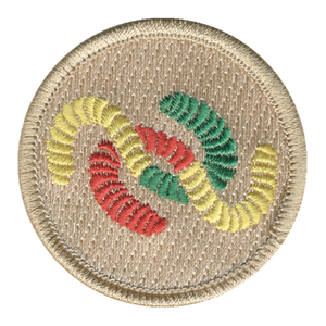 Gummy Worms Patch - embroidered 2 inch round by ClassB