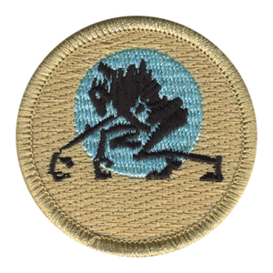 Sneaky Shadow Scout Patrol Patch - embroidered 2 inch round by ClassB Sneaky Shadow Scout Patrol Patch - embroidered 2 inch round by ClassB