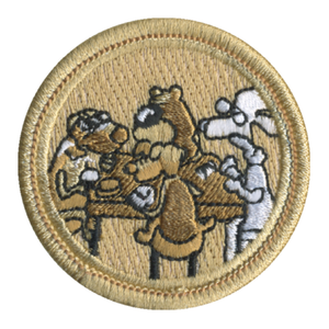 Old Dogs Patch - embroidered 2 inch round by ClassB