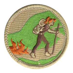 Hiking Trailblazer Patch - embroidered 2 inch round by ClassB