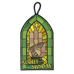 Scout Sunday Activity Patch Green Design and bsa fleur de lis by ClassB Scout Sunday Activity Patch Green Design and bsa fleur de lis by ClassB