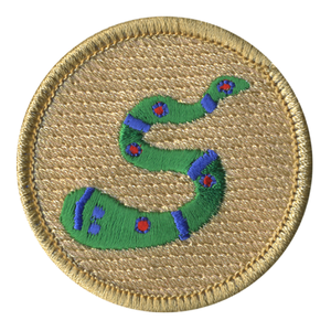 Snake Patrol Patch - embroidered 2 inch round by ClassB