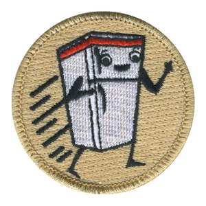 Running Fridge Patch - embroidered 2 inch round by ClassB