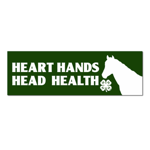 4-H's of the Pledge Horse Bumper Sticker by ClassB 4-H's of the Pledge Horse Bumper Sticker by ClassB