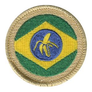 Banana Icon Patrol Patch - embroidered 2 in round by ClassB