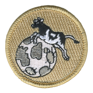 Cosmic Cow Patrol Patch - embroidered 2 in round by ClassB