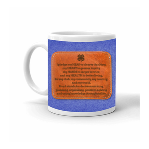 4-H Pledge Mug Jean Pattern - Left View by ClassB 4-H Pledge Mug Jean Pattern - Left View by ClassB