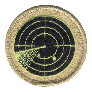 Radar Blip Patrol Patch - embroidered 2 in round by ClassB