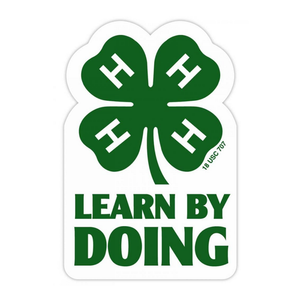 Learn By Doing 4-H Sticker by ClassB Learn By Doing 4-H Sticker by ClassB