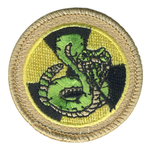 Radioactive Rattlesnake Patrol Patch - embroidered 2 in round by ClassB