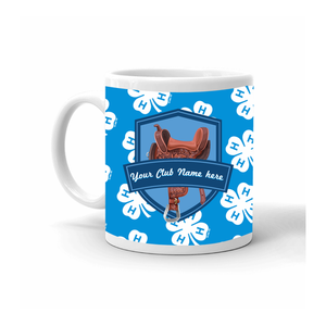 4-H Mug - Blue Saddle - Left Side by ClassB 4-H Mug - Blue Saddle - Left Side by ClassB